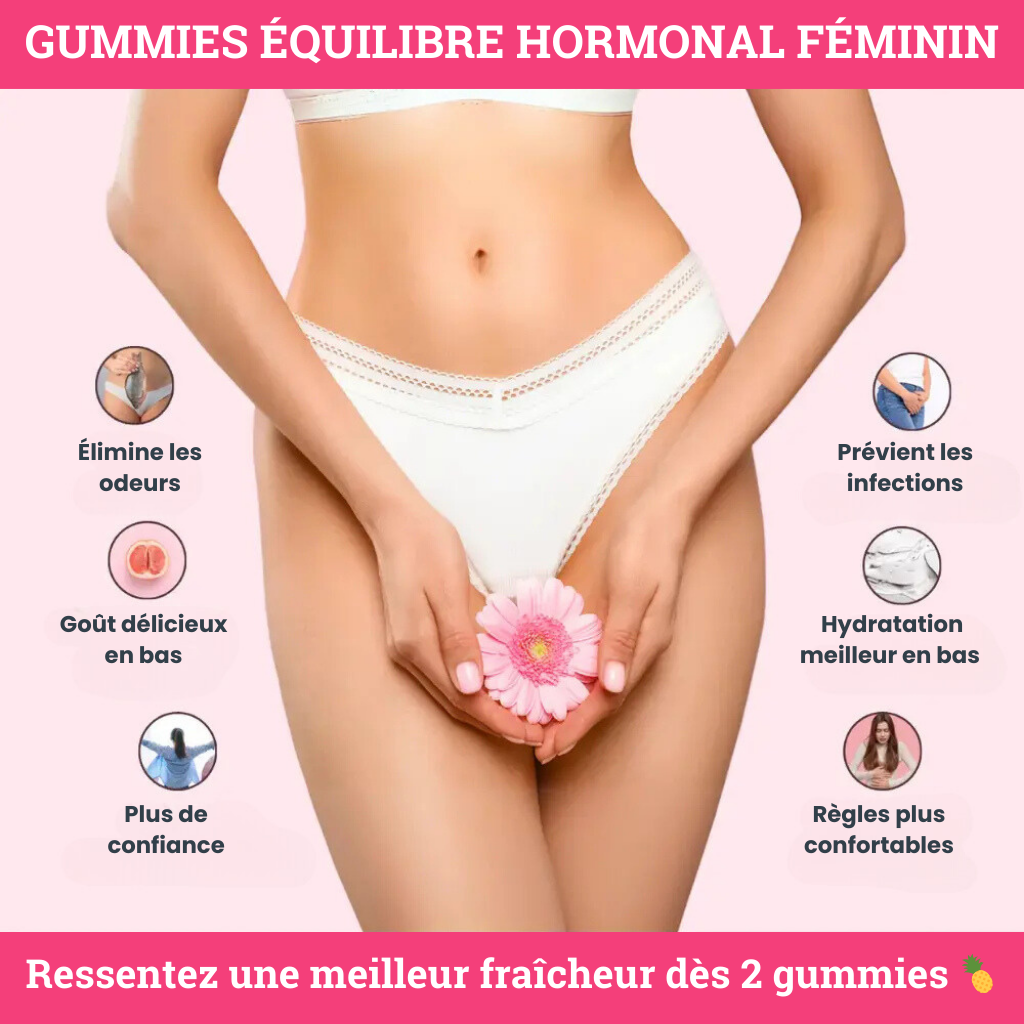 Gummies Équilibre Féminin - Ananas | 1 + 1 OFFERT
